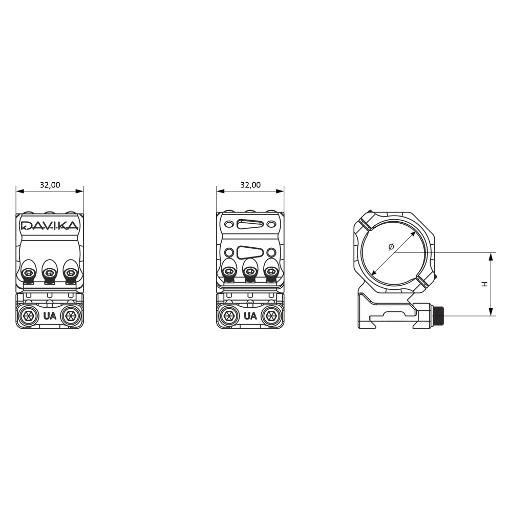 30mm anéis para luneta | base Picatinny