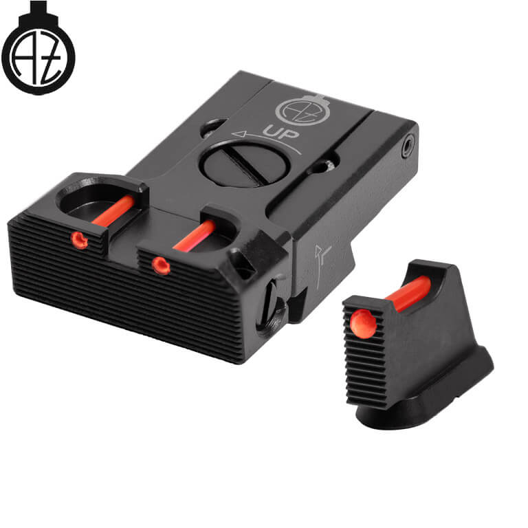 CZ 75B, CZ P-01, CZ 75 SP-01 miras ajustáveis com fibra ótica | tipo B Zendl
