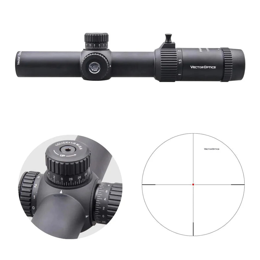 Vector Optics Forester 1-5x24SFP GenII luneta para carabina