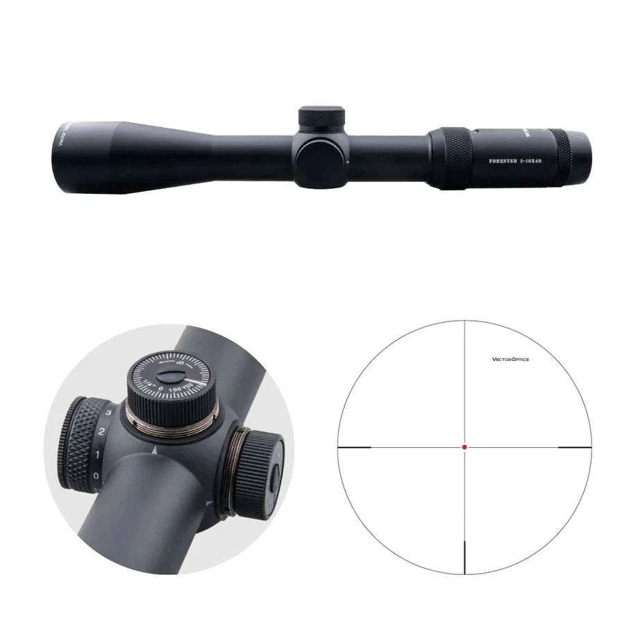 Vector Optics Forester 2-10x40SFP luneta para carabina
