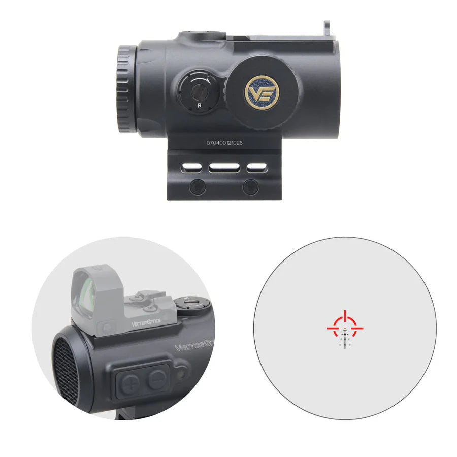 Vector Optics Paragon 4x24 luneta prismática ultracompacta para carabina