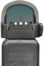 CZ P-10 Optics Ready conjunto de miras semi-ajustáveis | com pontos brancos LPA