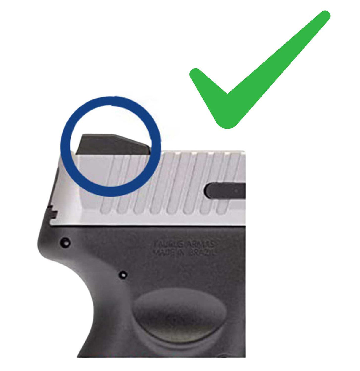 Taurus G3, G2S, G2C, TX22 montagem para red dot | Pegada Trijicon RMR