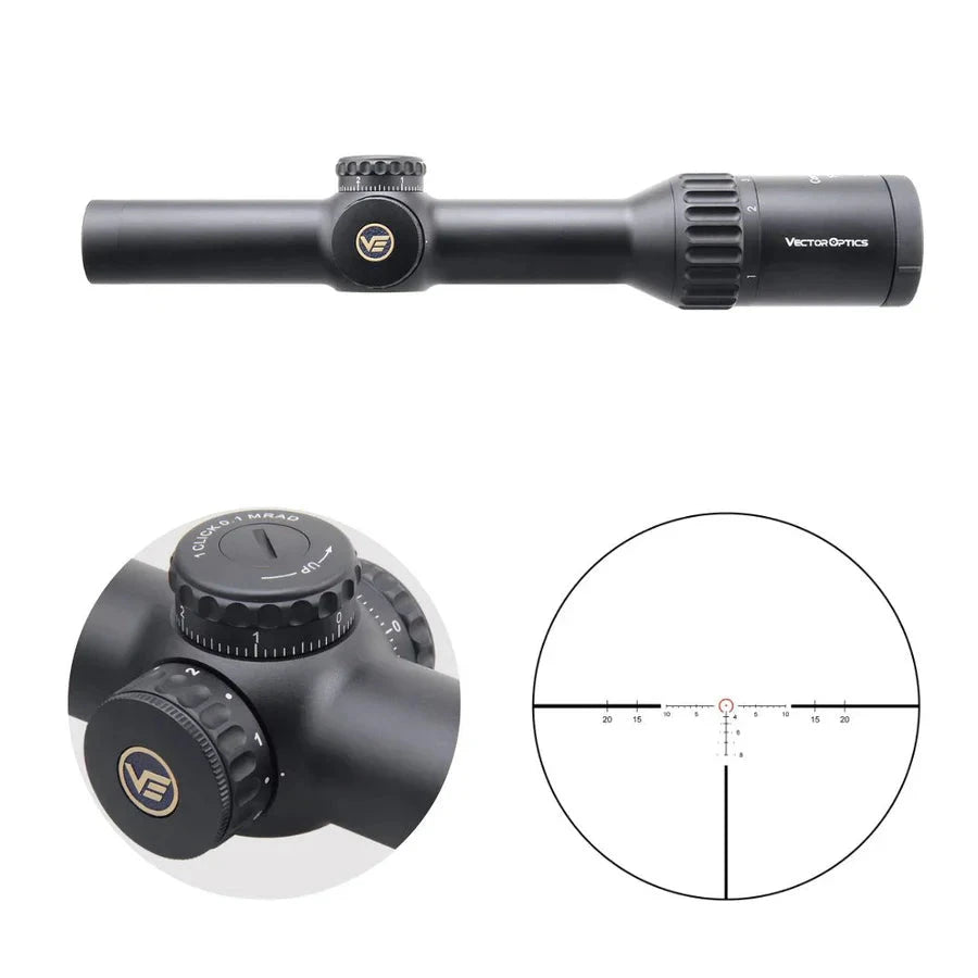 Vector Optics Continental x8 1-8x24 ED Tactical luneta Vector Optics