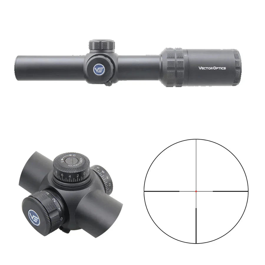 Vector Optics Grizzly 1-4x24 Luneta de caça Vector Optics