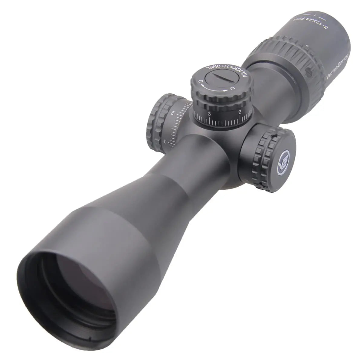 Vector Optics Veyron 3-12x44 FFP luneta compacta para carabina