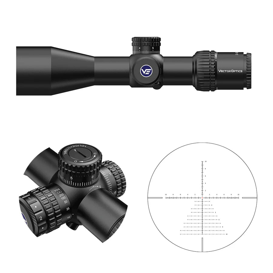 Vector Optics Veyron 3-12x44IR SFP luneta compacta para carabina