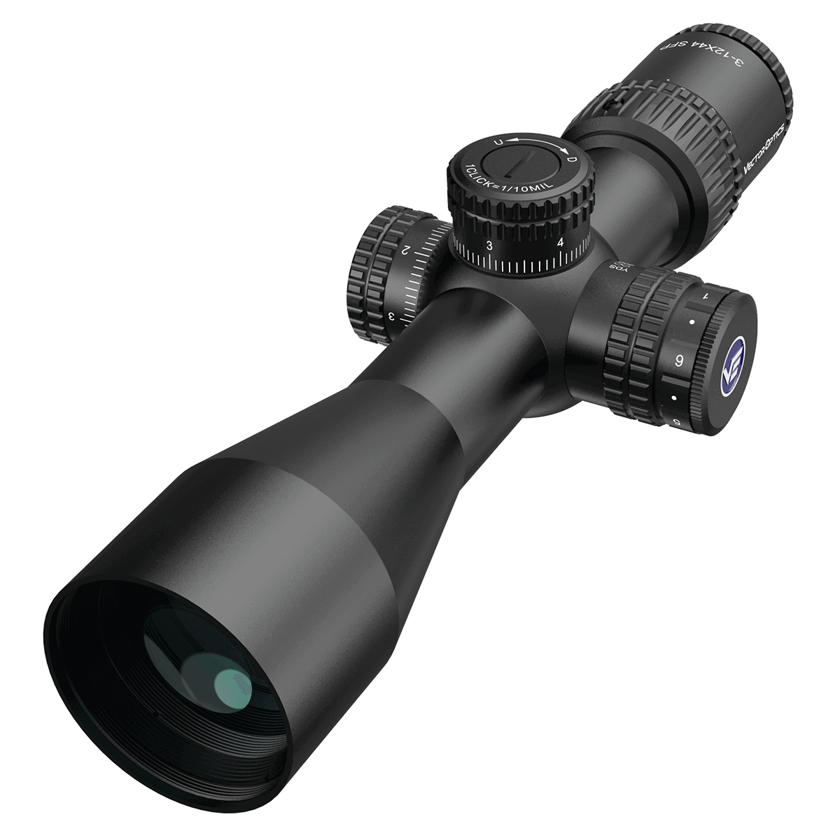 Vector Optics Veyron 3-12x44IR SFP luneta compacta para carabina