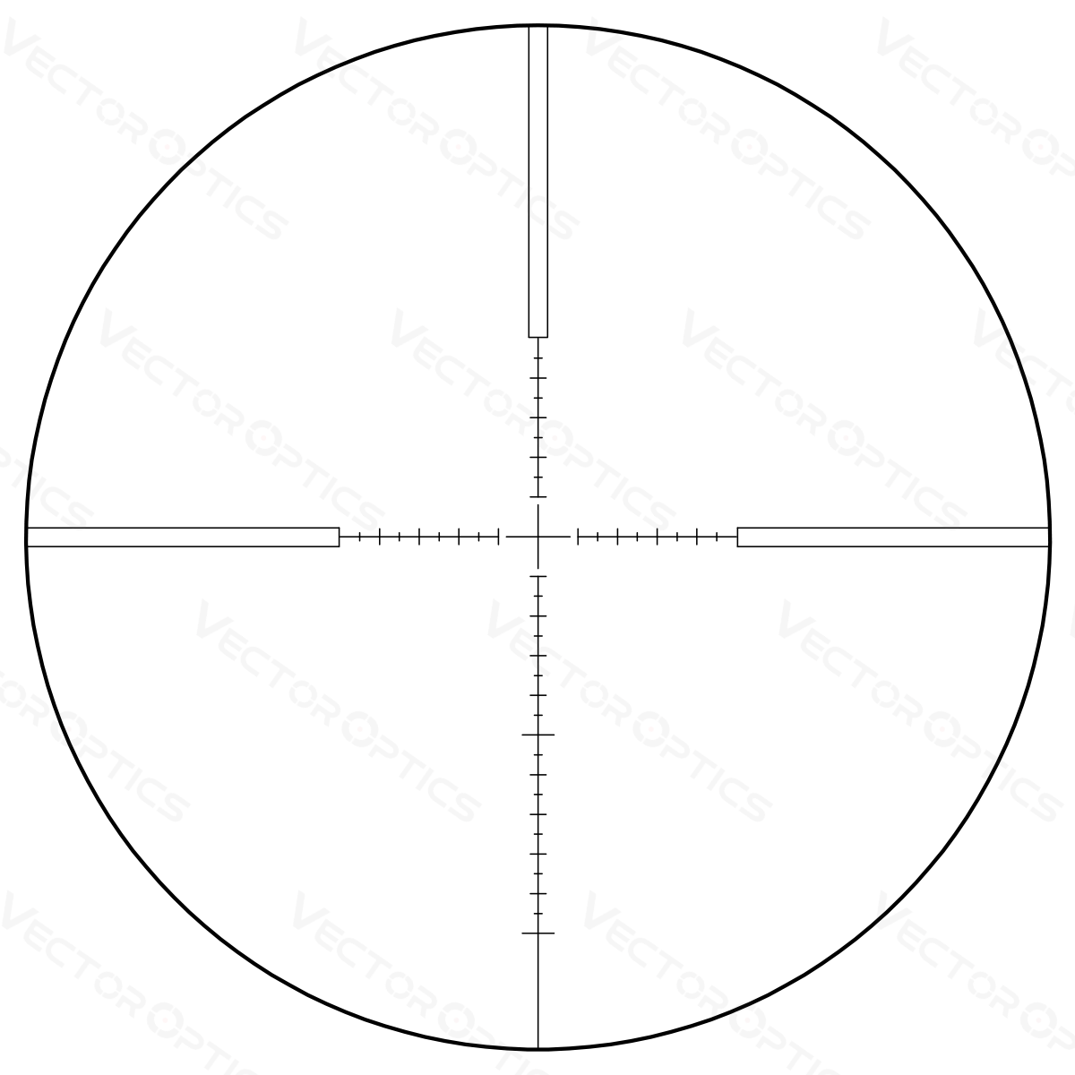 Vector Optics Veyron 3-12x44 SFP luneta compacta para carabina
