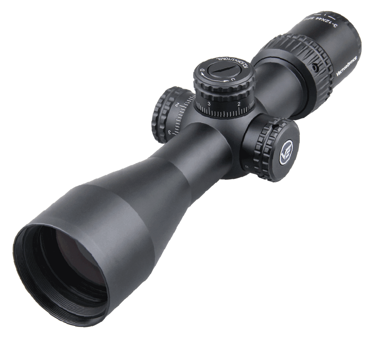 Vector Optics Veyron 3-12x44 SFP luneta compacta para carabina