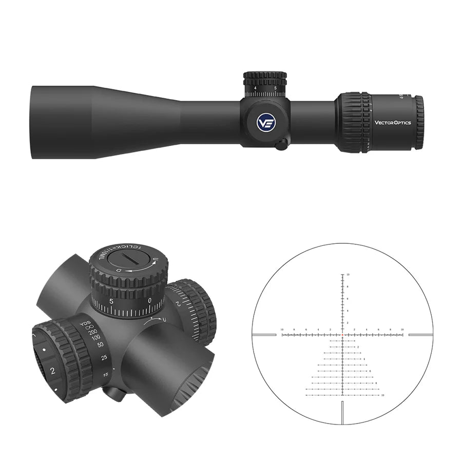 Vector Optics Veyron 4-16x44IR SFP luneta compacta para carabina
