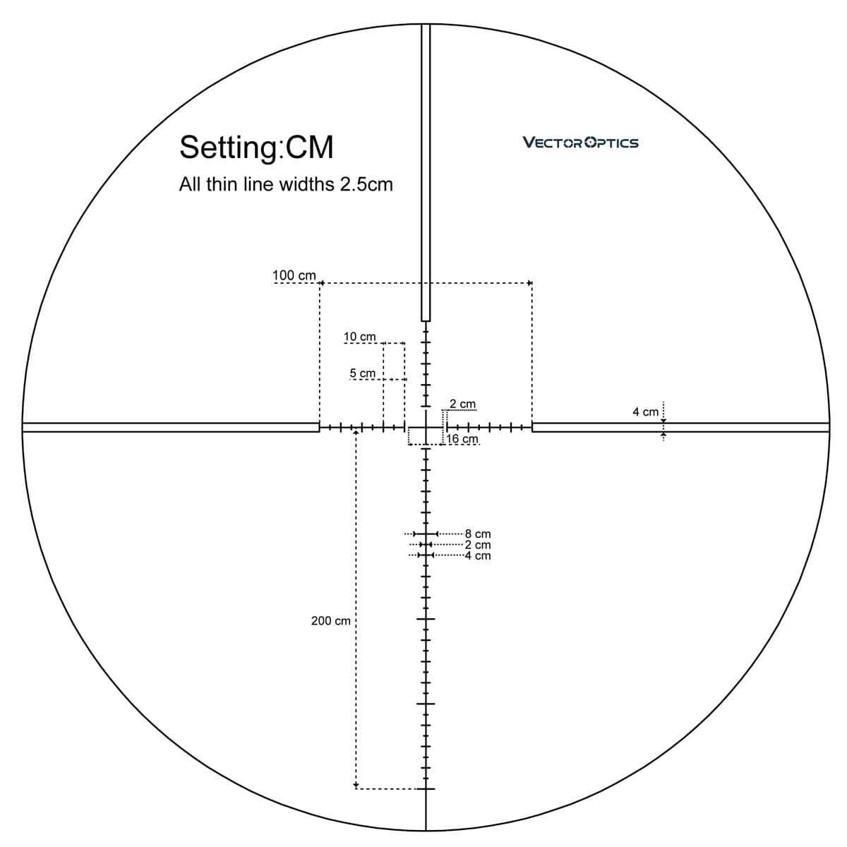 Vector Optics Veyron 4-16x44 FFP mira telescópica para rifle