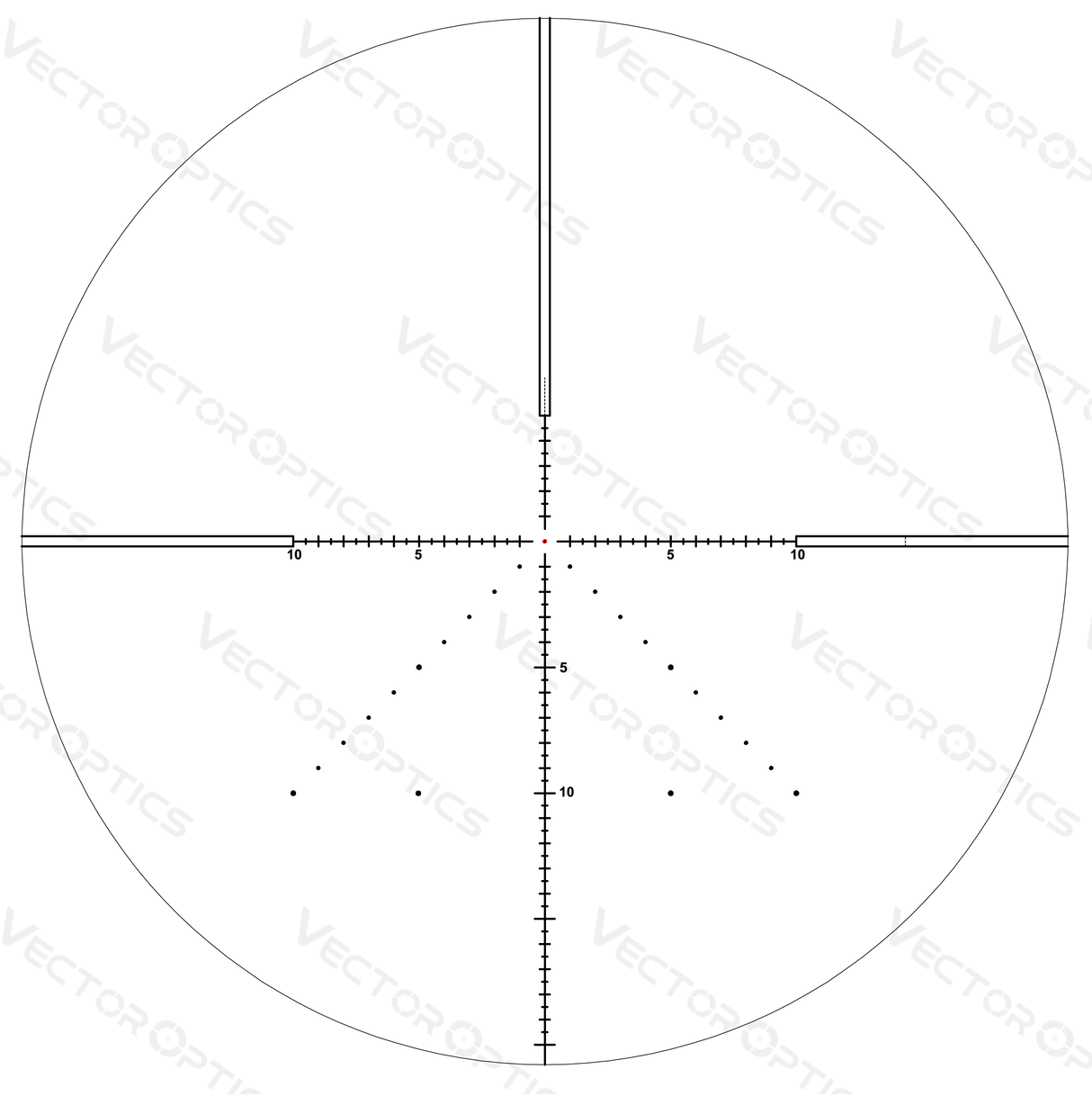 Vector Optics Veyron 4-16x44 IR First Focal Plane Illuminated luneta para carabina