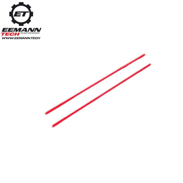 Vareta de substituição de fibra ótica | 2 pcs - Red 1.0 mm