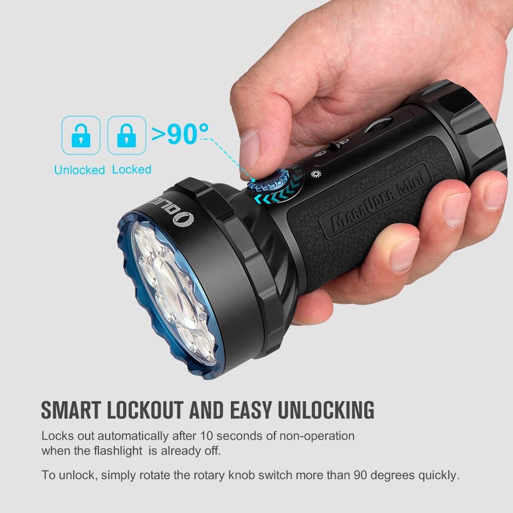 Olight Marauder Mini | lanterna recarregável multicolor | 7.000 lm