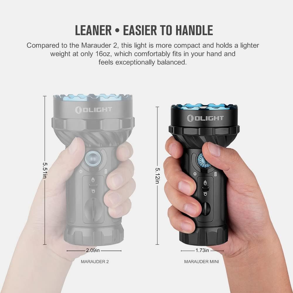Olight Marauder Mini | lanterna recarregável multicolor | 7.000 lm