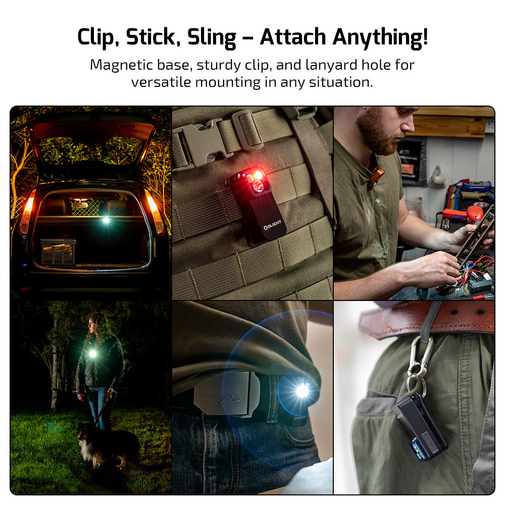 Olight Oclip Pro | lanterna multifuncional com clipe | 500 lm
