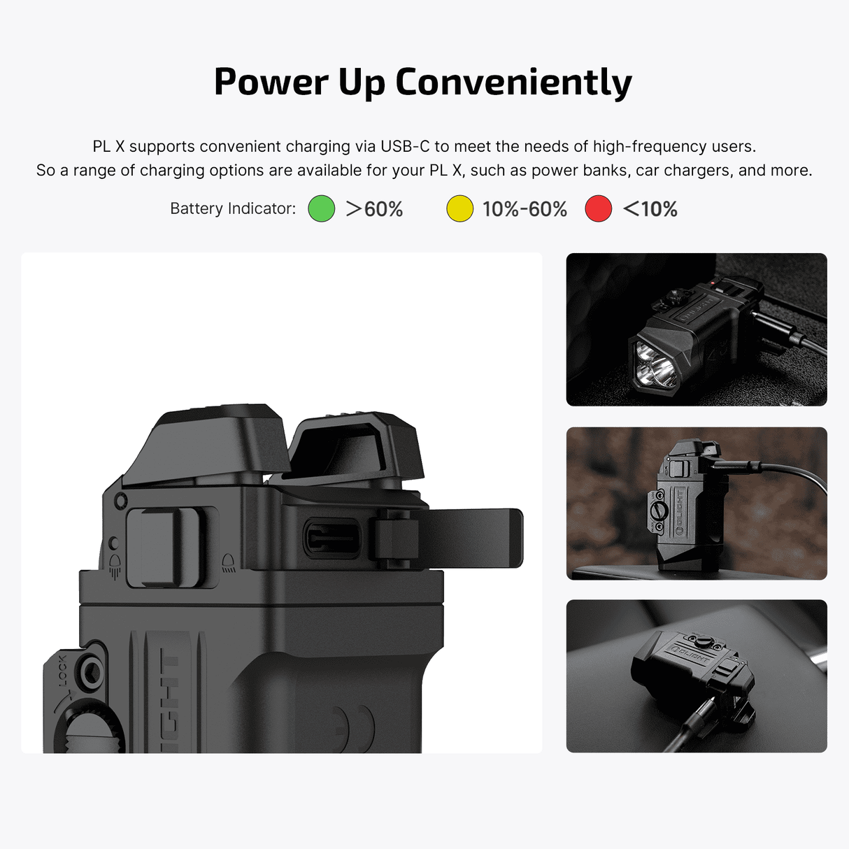 Olight PL X | lanterna para pistola | 1.200 lm
