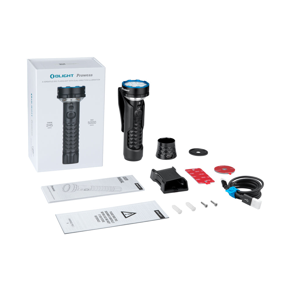 Olight Prowess | lanterna com iluminação bidirecional | 5.000 lm
