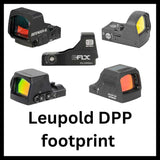 Miras de ponto vermelho com footprint Leupold DPP