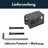 Montagem para mira de ponto vermelho Picatinny com elevador [32 mm] | C-More RTS footprint 