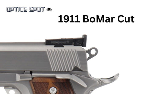 1911 [BoMar Cut] adjustable alça de mira | com fibra ótica