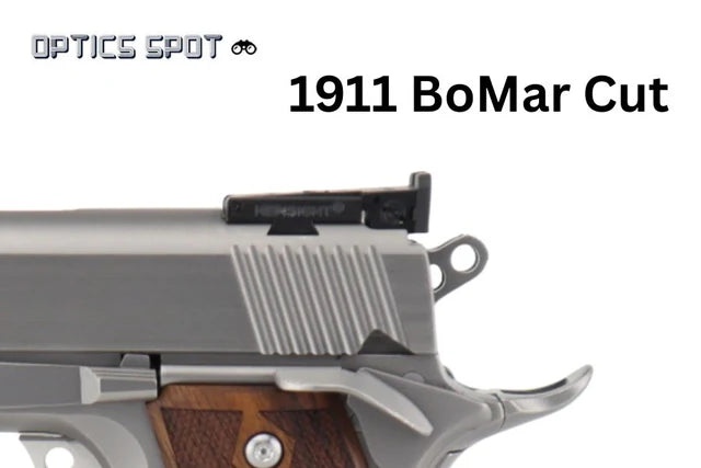1911 [BoMar Cut] alça de mira totalmente ajustável | ranhurada com 3 pontos