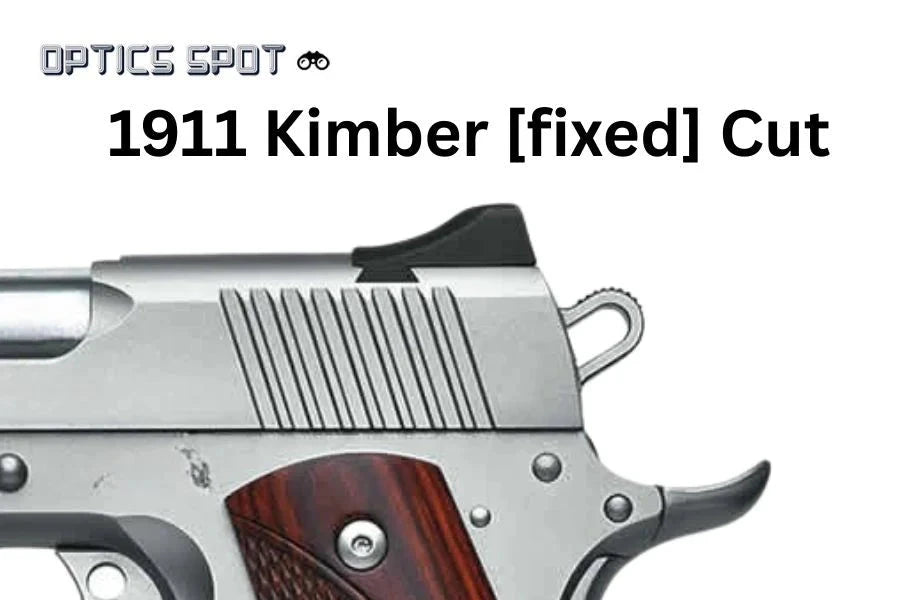 1911 [Kimber Fixed Cut] montagem para mira de ponto vermelho | tipo S [RMSc DPP K-series footprint]