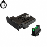 Miras ajustáveis para Glock [G17 G19 G26 & other] com fibra ótica | tipo
