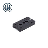 Beretta [92X, 92XI, 92 GTS, 92X RDO, M9A4] placa adaptadora | Leupold DPP footprint