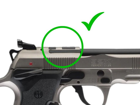 Beretta [92X 92XI 92 GTS 92X RDO M9A4] Placa adaptadora | Trijicon RMR footprint
