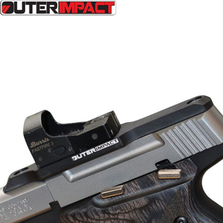 Browning Buck Mark placa adaptadora | tipo C [RMR, RTS & Docter footprint]