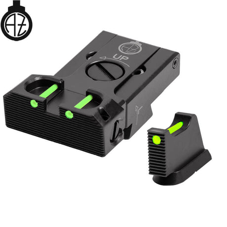 CZ 75B, CZ P-01, CZ 75 SP-01 miras ajustáveis com fibra ótica | tipo B Zendl