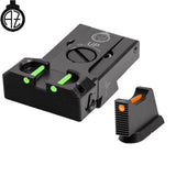 CZ 75B, CZ P-01, CZ 75 SP-01 miras ajustáveis com fibra ótica | tipo B Zendl