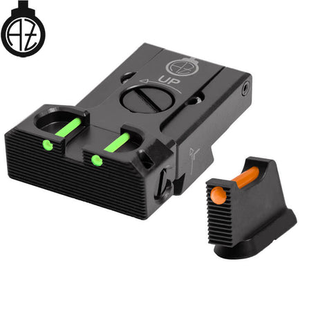 CZ 75B, CZ P-01, CZ 75 SP-01 miras ajustáveis com fibra ótica | tipo B Zendl
