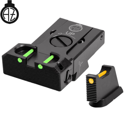 CZ 75B, CZ P-01, CZ 75 SP-01 miras ajustáveis com fibra ótica | tipo B Zendl