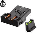 CZ 75B, CZ P-01, CZ 75 SP-01 miras ajustáveis com fibra ótica | tipo B Zendl