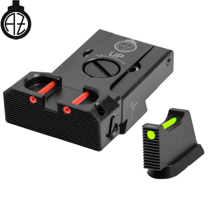 CZ 75B, CZ P-01, CZ 75 SP-01 miras ajustáveis com fibra ótica | tipo B Zendl