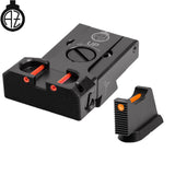 CZ 75B, CZ P-01, CZ 75 SP-01 miras ajustáveis com fibra ótica | tipo B Zendl