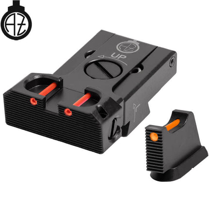 CZ 75B, CZ P-01, CZ 75 SP-01 miras ajustáveis com fibra ótica | tipo B Zendl