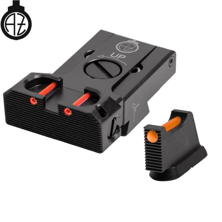 CZ 75B, CZ P-01, CZ 75 SP-01 miras ajustáveis com fibra ótica | tipo B Zendl