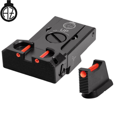 CZ 75B, CZ P-01, CZ 75 SP-01 miras ajustáveis com fibra ótica | tipo B Zendl