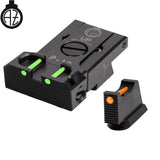 CZ P-10 miras ajustáveis com fibra ótica | tipo B 