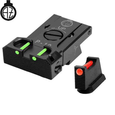 CZ P-10 miras ajustáveis com fibra ótica | tipo B