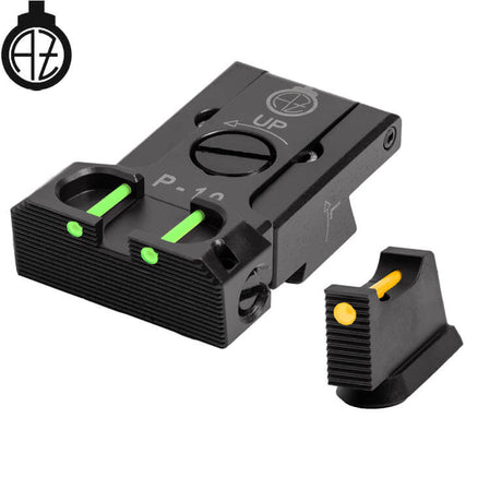 CZ P-10 miras ajustáveis com fibra ótica | tipo B