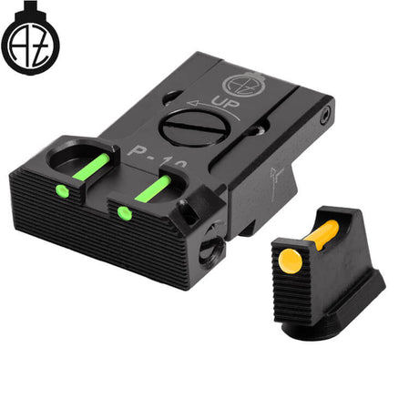 CZ P-10 miras ajustáveis com fibra ótica | tipo B