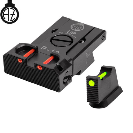 CZ P-10 miras ajustáveis com fibra ótica | tipo B