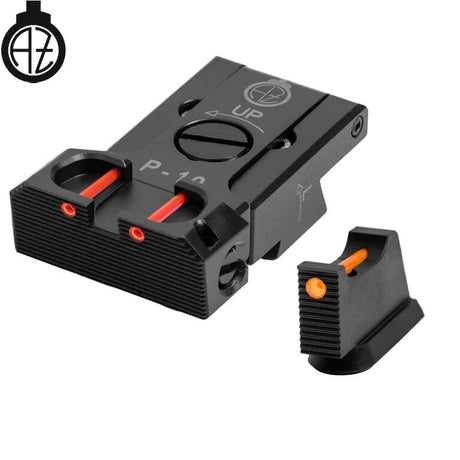 CZ P-10 miras ajustáveis com fibra ótica | tipo B
