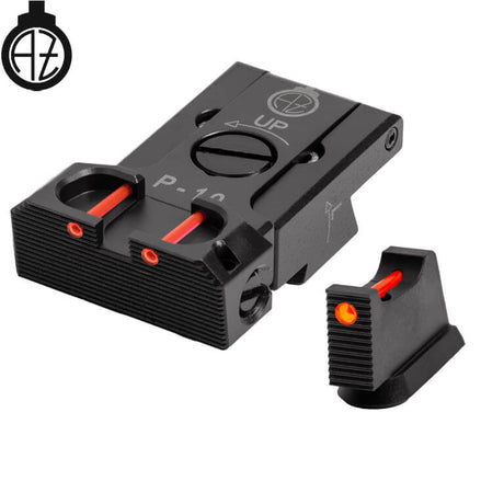 CZ P-10 miras ajustáveis com fibra ótica | tipo B