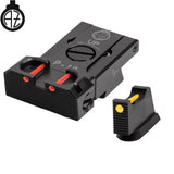 CZ P-10 miras ajustáveis com fibra ótica | tipo B 